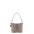 Borsa a Spalla in Vera Pelle Taupe Pierre Cardin