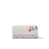 Portafoglio Donna con Zip in Poliestere Multicolore
