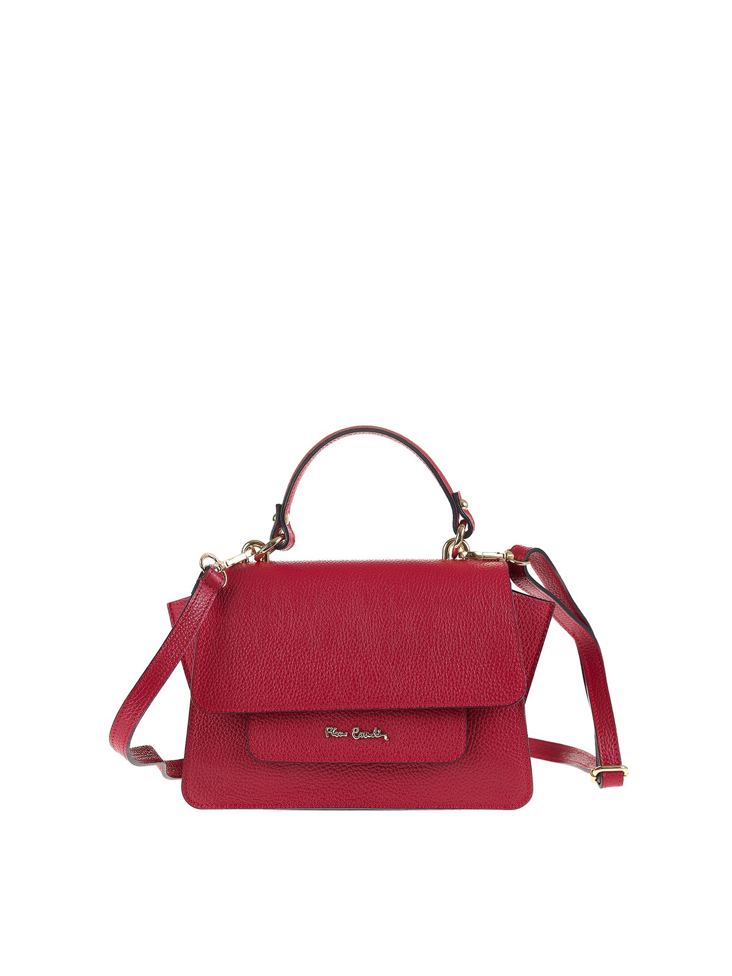 Borsa a Mano in Vera Pelle Rubino Pierre Cardin
