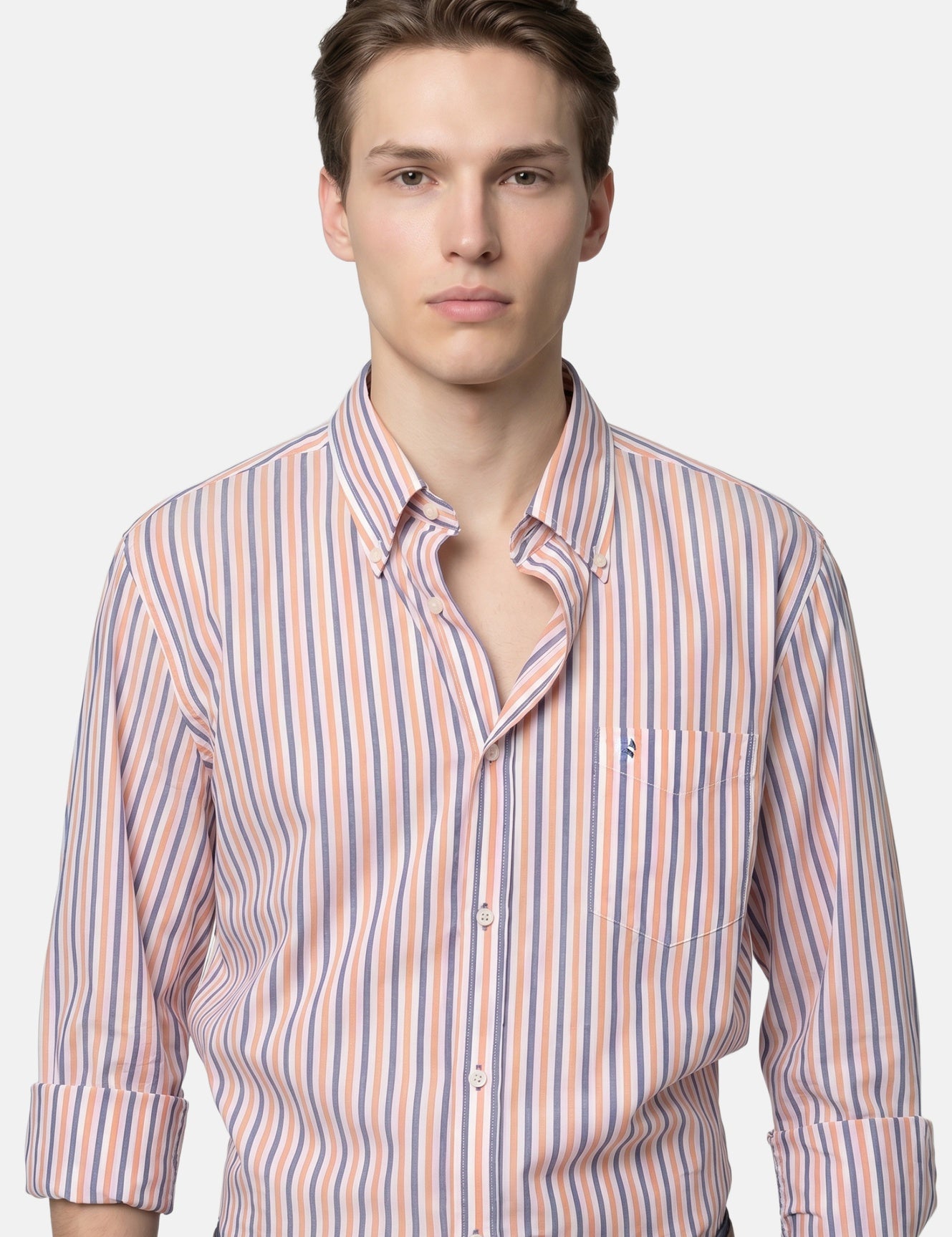 Camicia in Cotone Ocra Navigare