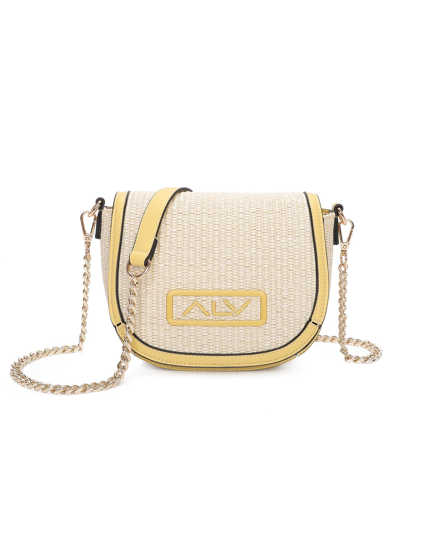 Borsa A Tracolla da donna ALV - Giallo