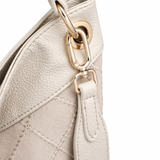 Borsa a Spalla in Pelle Vegana Beige
