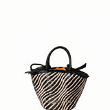 Borsa a Mano in Pelle Vegana Bianco