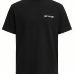 T-shirt in Cotone Nero VRSC Very Random Solid Chic