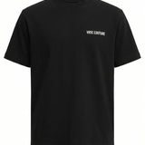 T-shirt in Cotone Nero VRSC Very Random Solid Chic