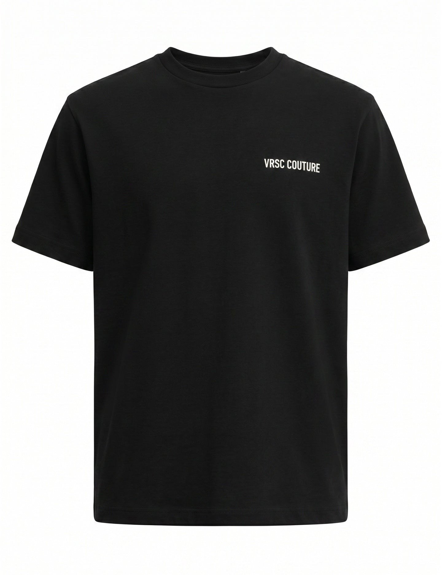 T-shirt in Cotone Nero VRSC Very Random Solid Chic