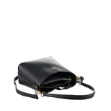 Borsa a Spalla in Vera Pelle Nero