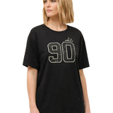 T-shirt Donna in Cotone Nero