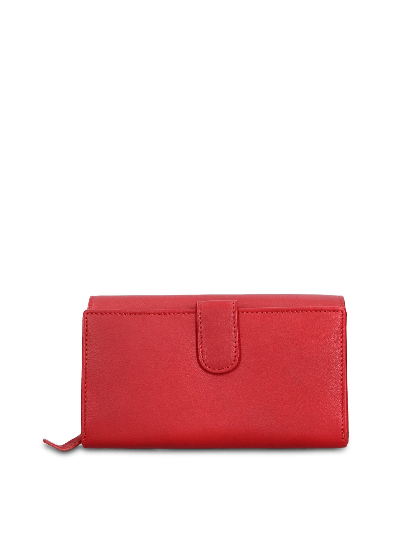 Portafoglio in Vera Pelle Rosso