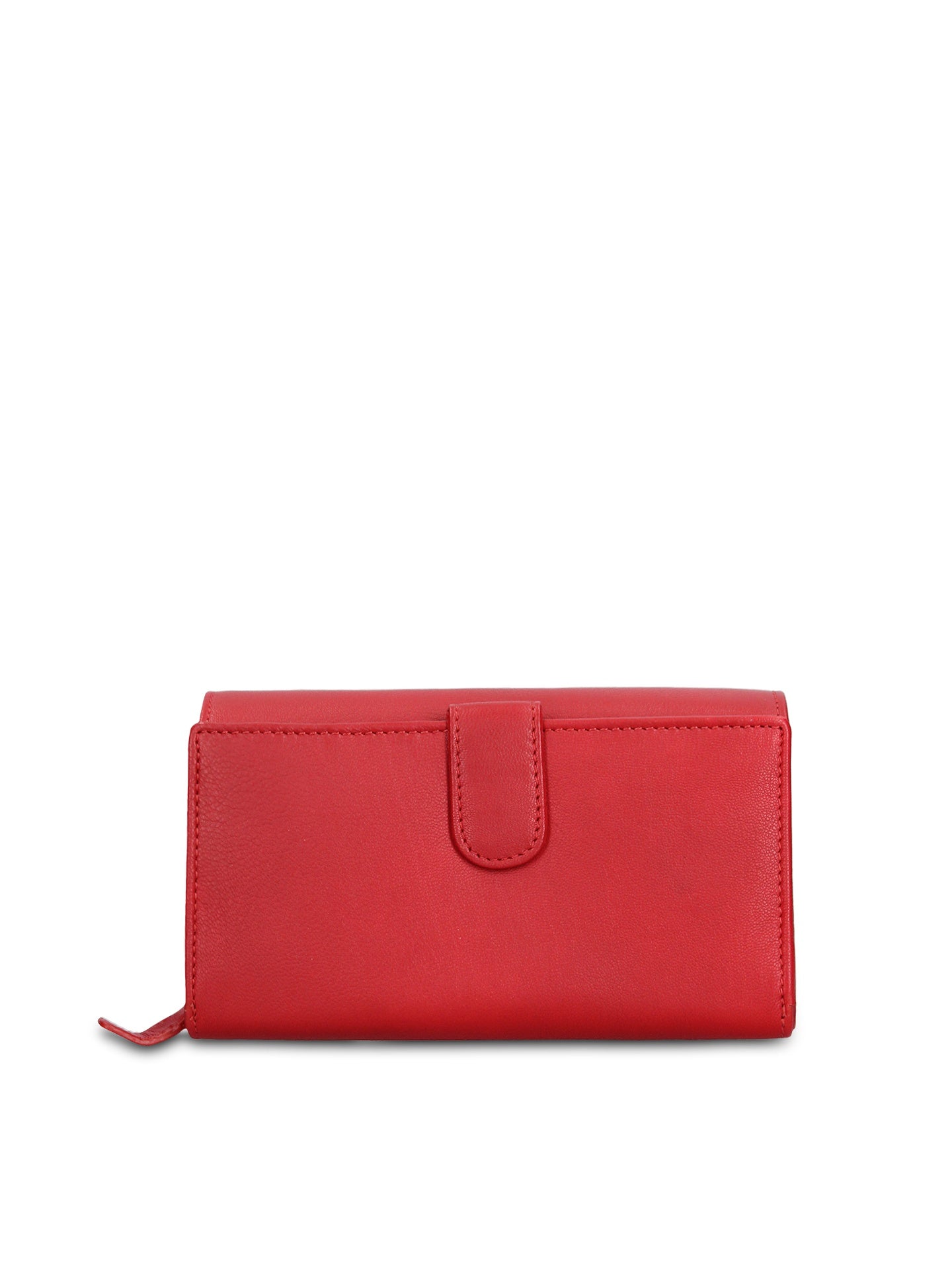 Portafoglio in Vera Pelle Rosso