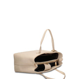 Borsa a Mano in Pelle Vegana Beige