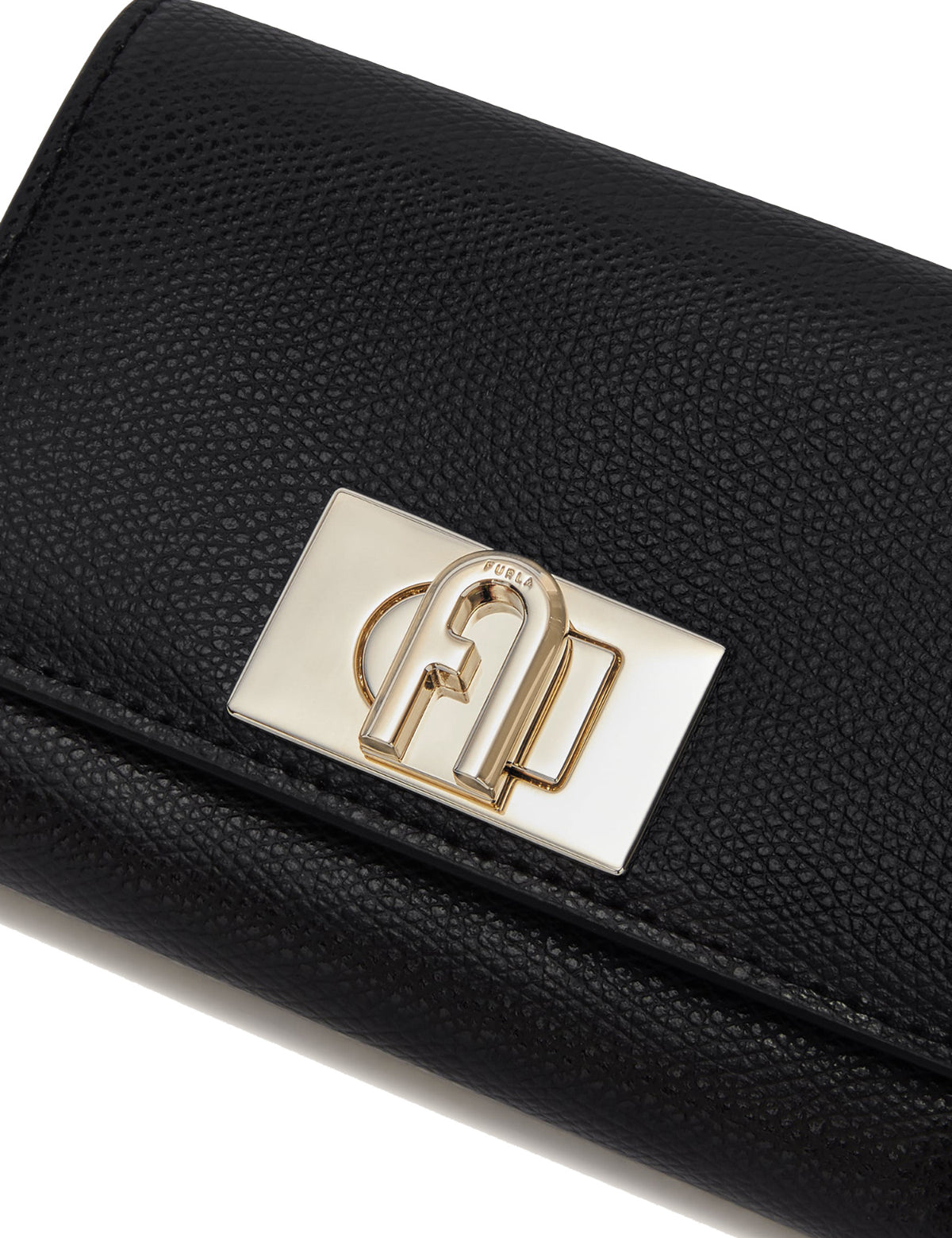 Palmellato Women's Wallet in Genuine Black Leather