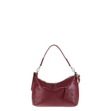 Borsa a Spalla in Vera Pelle Bordeaux