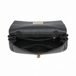 Borsa a Mano in Polyurethane Nero
