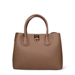 Borsa a Mano in Pelle Vegana Marrone Pierre Cardin