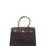 Borsa a Mano in Pelle Vegana Nero