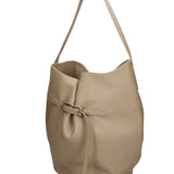Borsa a Mano in Vera Pelle Cappuccino