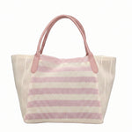 Borsa a Mano in Pelle Vegana Rosa