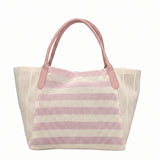 Borsa a Mano in Pelle Vegana Rosa