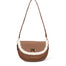 Borsa a Spalla in Pelle Vegana Taupe Pierre Cardin