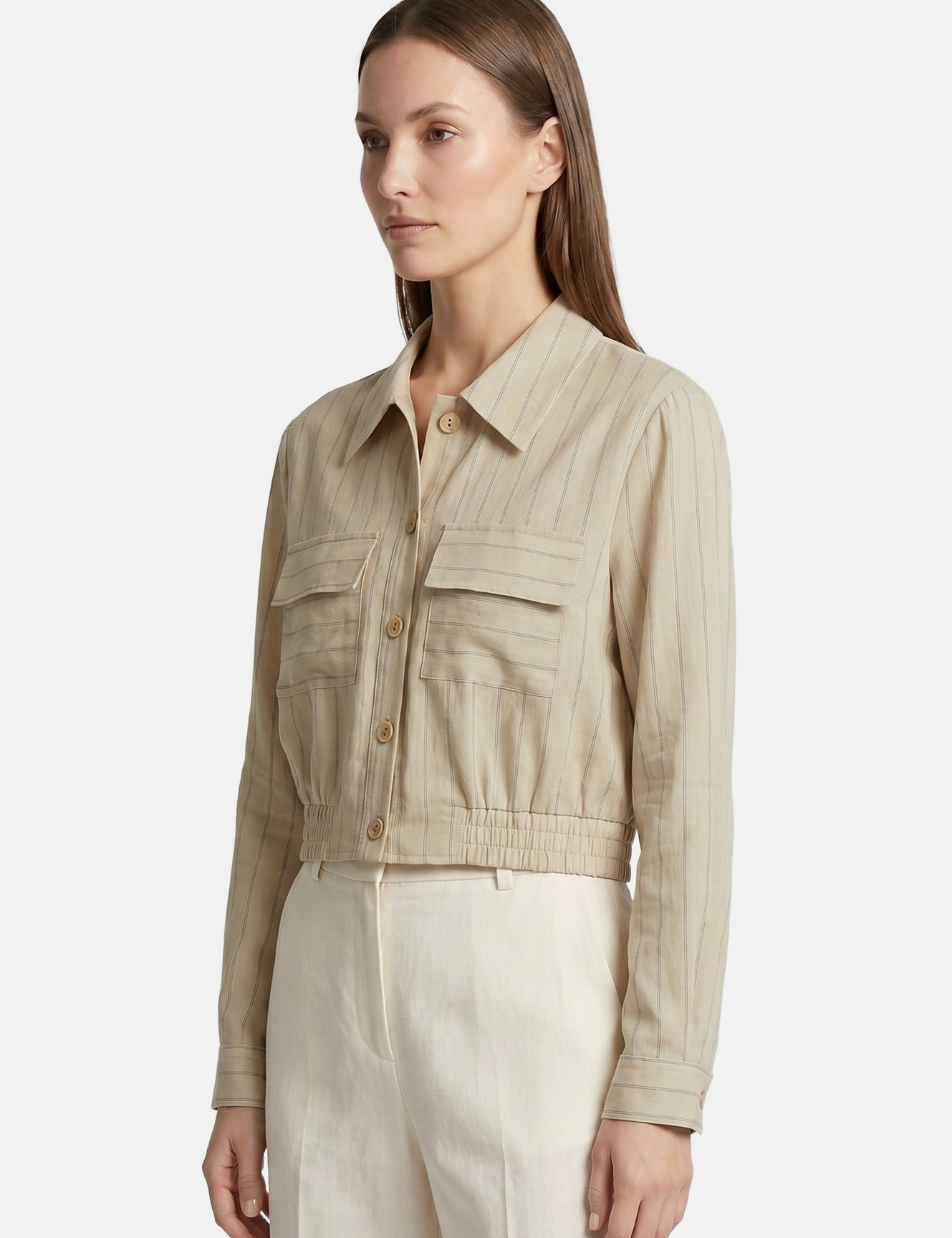 Vestito in Viscosa Taupe