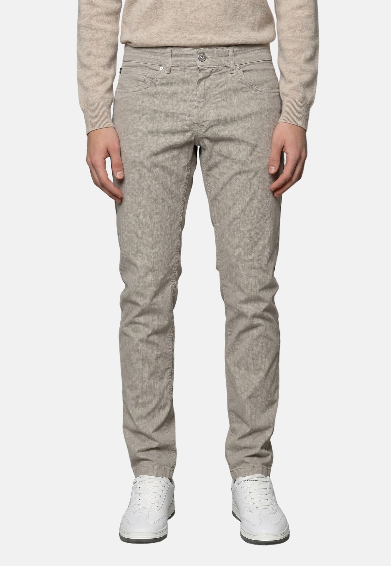 Jeans in Cotone Beige Navigare