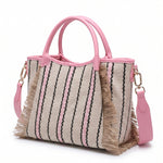 Borsa Shopper in Cotone Rosa