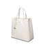 Borsa a Mano in Pelle Vegana Bianco Pierre Cardin