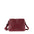 Borsa a Tracolla in Vera Pelle Bordeaux Pierre Cardin