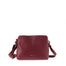 Borsa a Tracolla in Vera Pelle Bordeaux Pierre Cardin