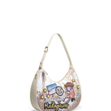 Borsa a Spalla in Poliestere Multicolore