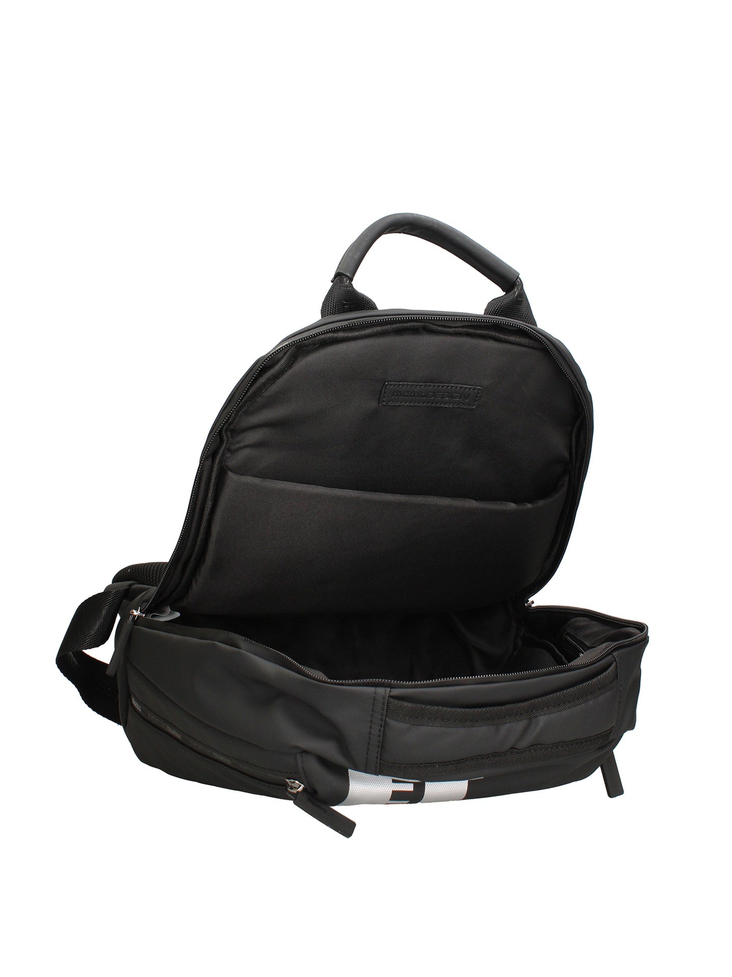 Zaino in Polyurethane Nero