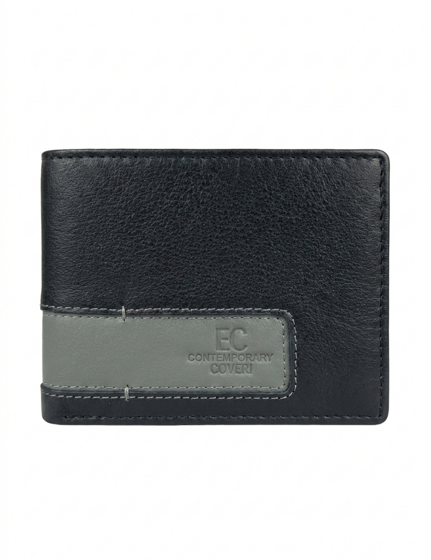 Portafoglio in Vera Pelle Navy EC Contemporary Coveri