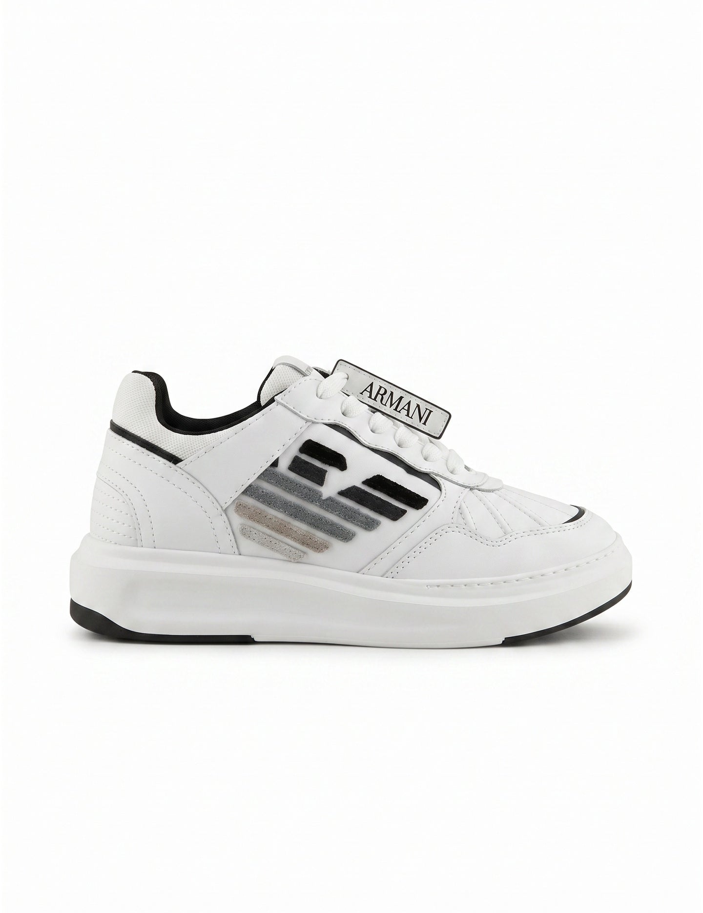 Scarpa Stringata Emporio Armani | Bianco e Nero | secretrend.com