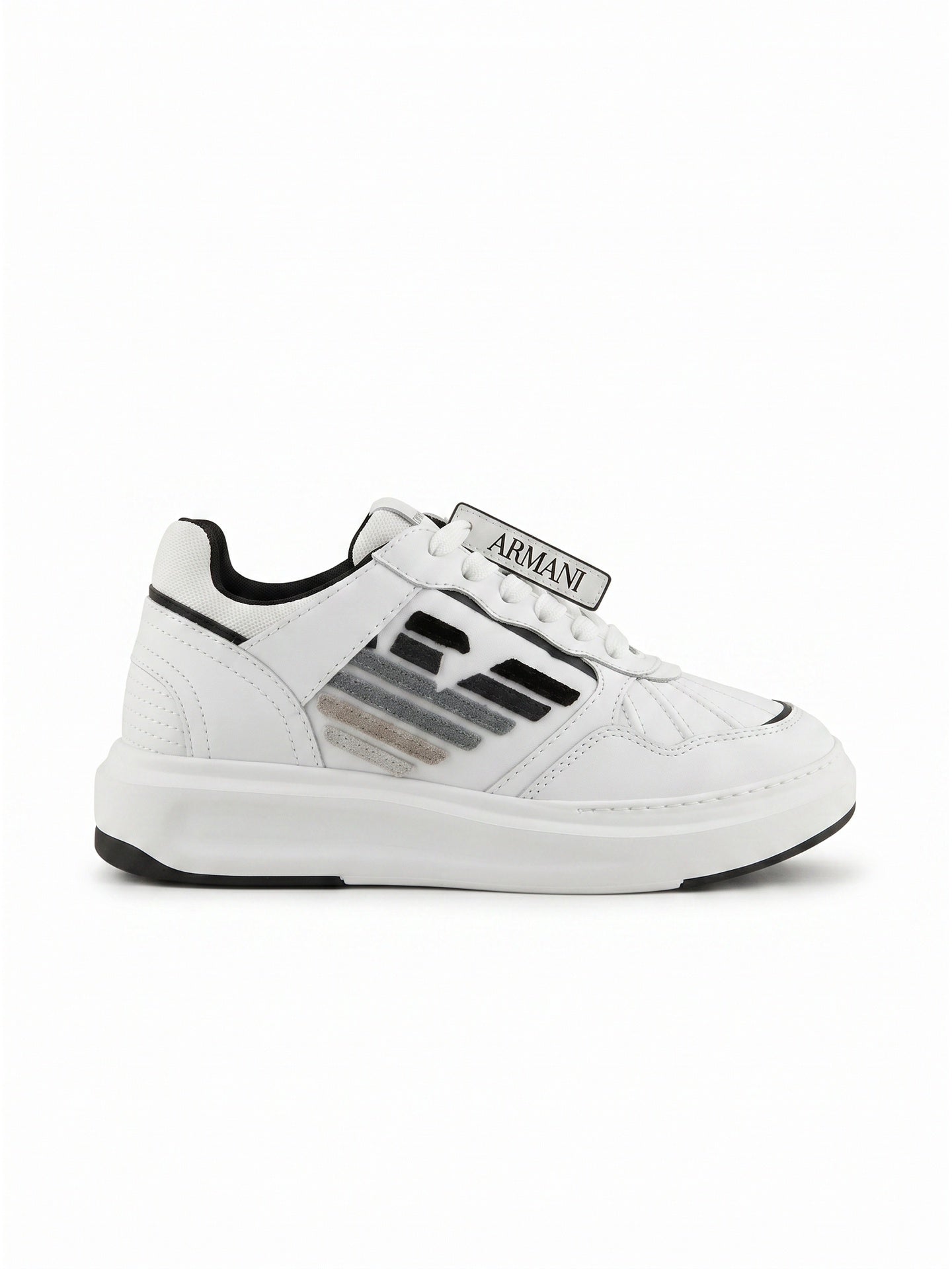 Scarpa Stringata Emporio Armani | Bianco e Nero | secretrend.com