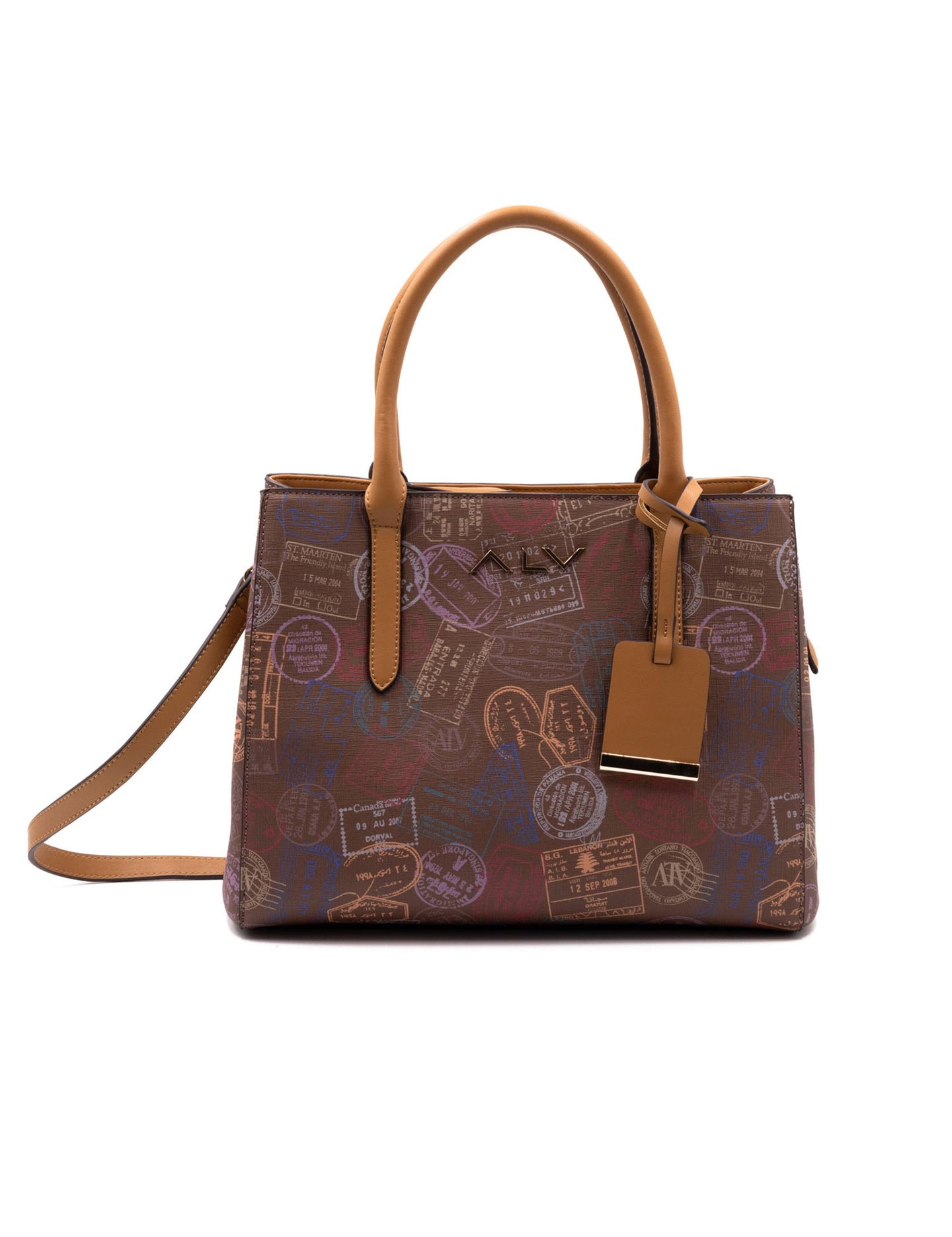 Borsa A Spalla da donna ALV - Marrone