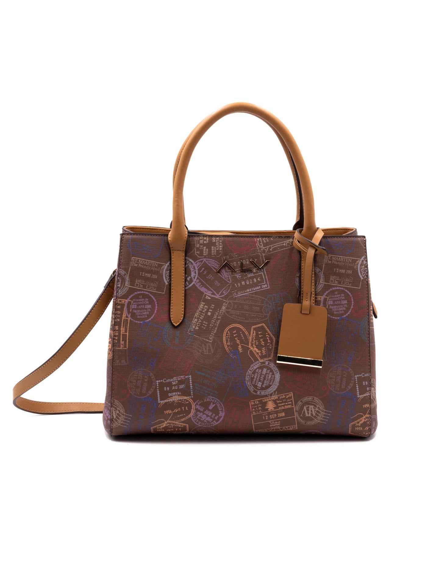Borsa A Spalla da donna ALV - Marrone