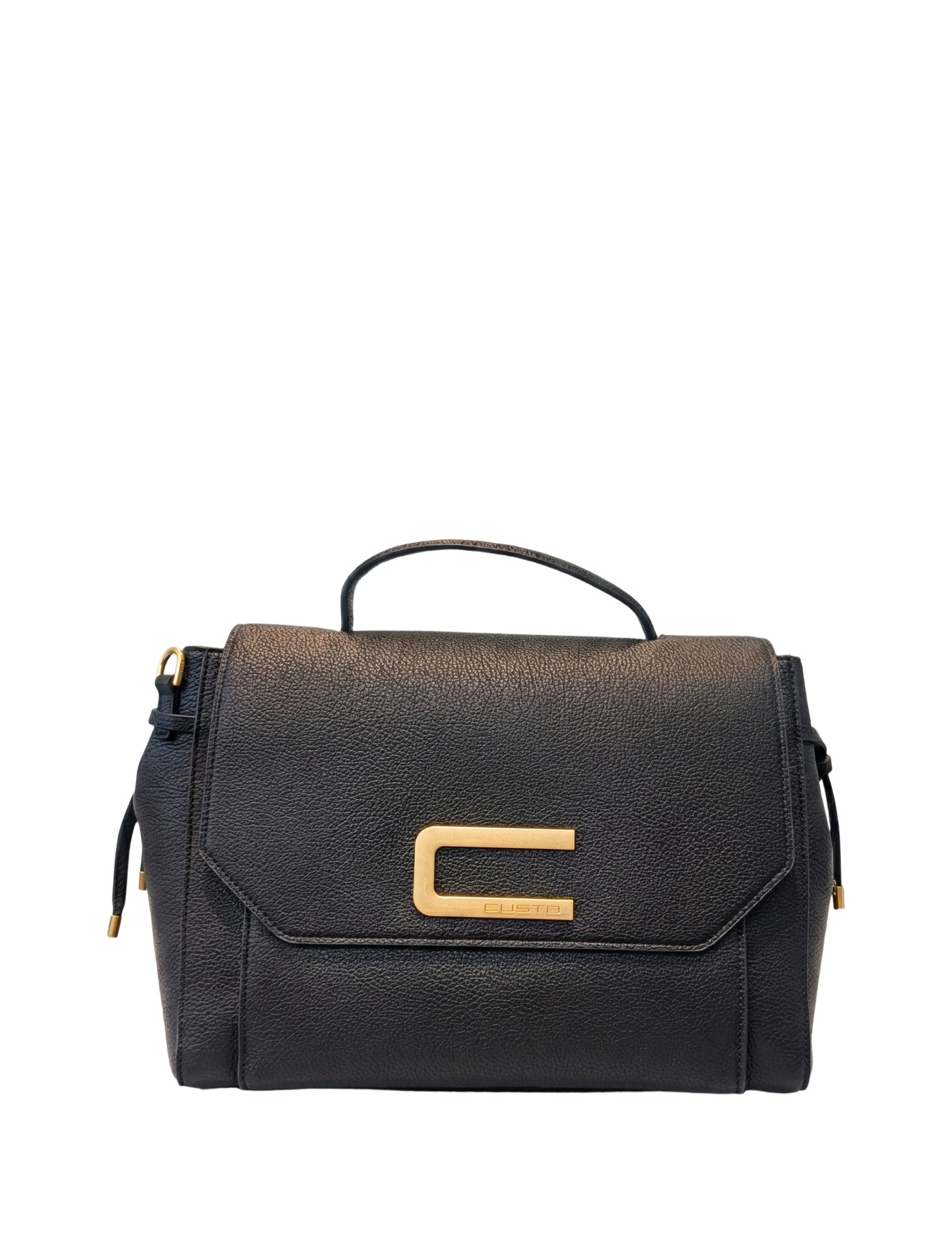 Borsa a bauletto in Pelle Vegana Nero CUSTO BARCELONA