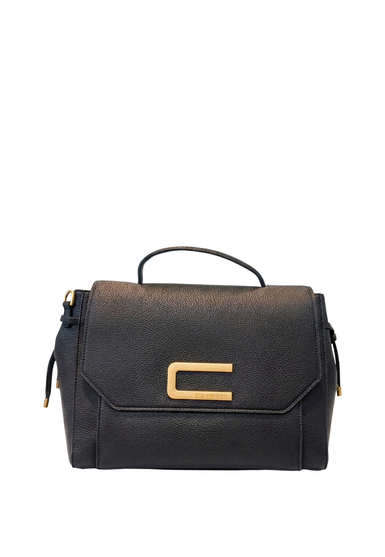 Borsa a bauletto in Pelle Vegana Nero CUSTO BARCELONA