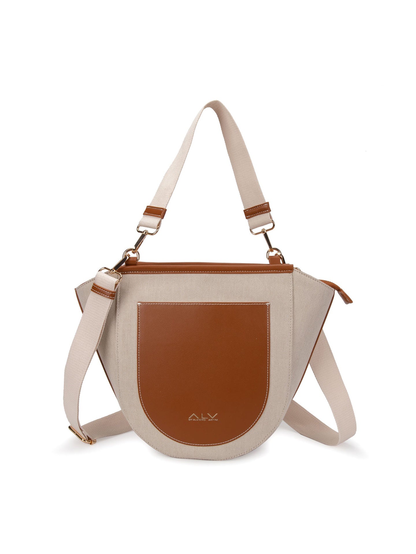 Borsa A Spalla da donna ALV - Marrone Chiaro