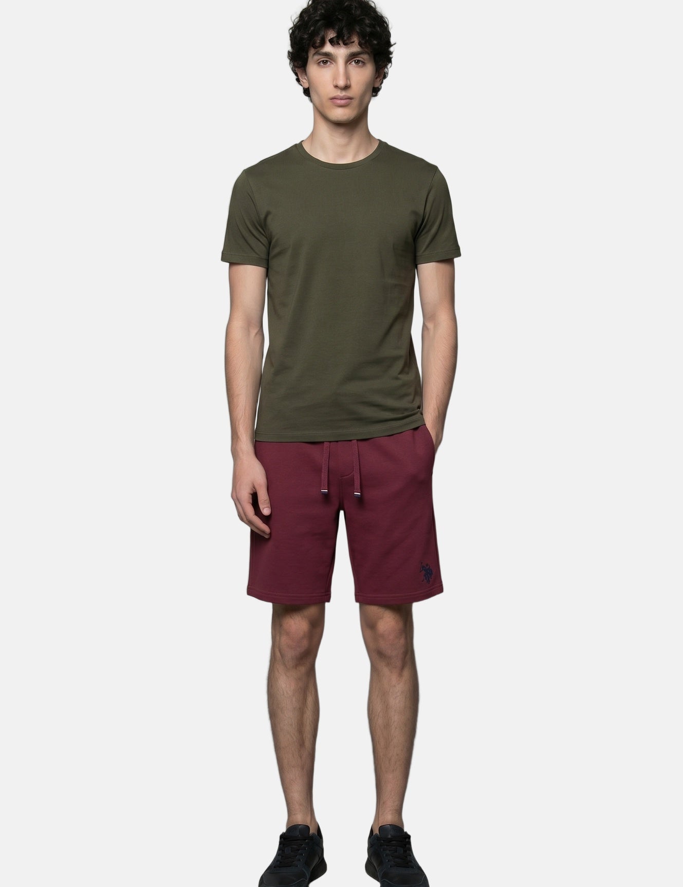 Pantaloncino in Cotone Vino