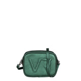 Borsa a Tracolla in Genuine Printed Suede Leather Verde