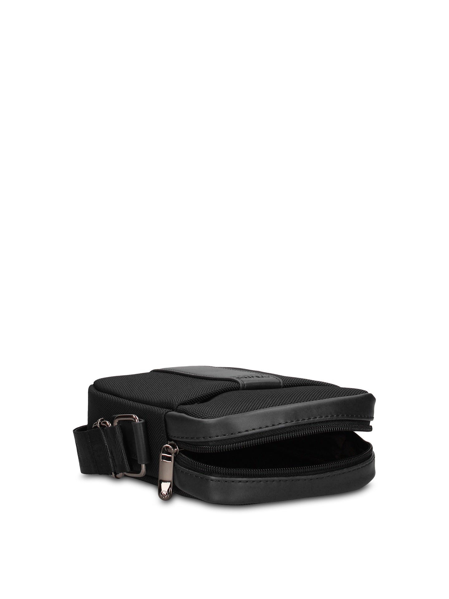 Borsa a Tracolla in 100% Pu Vegan Leather Nero