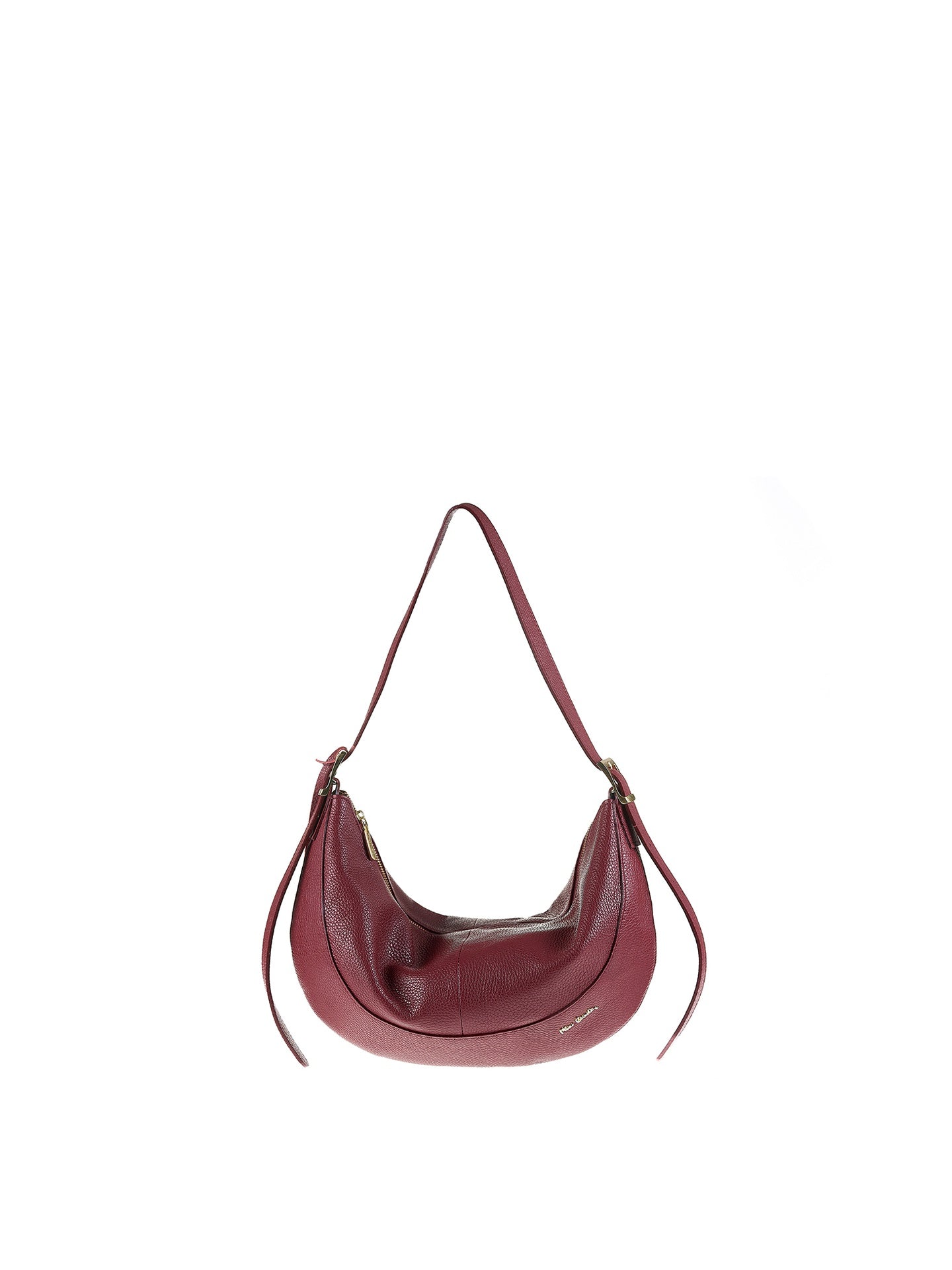 Borsa a Spalla in Vera Pelle Rubino Pierre Cardin
