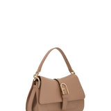 Borsa a Mano in Pelle Ruga Cipria