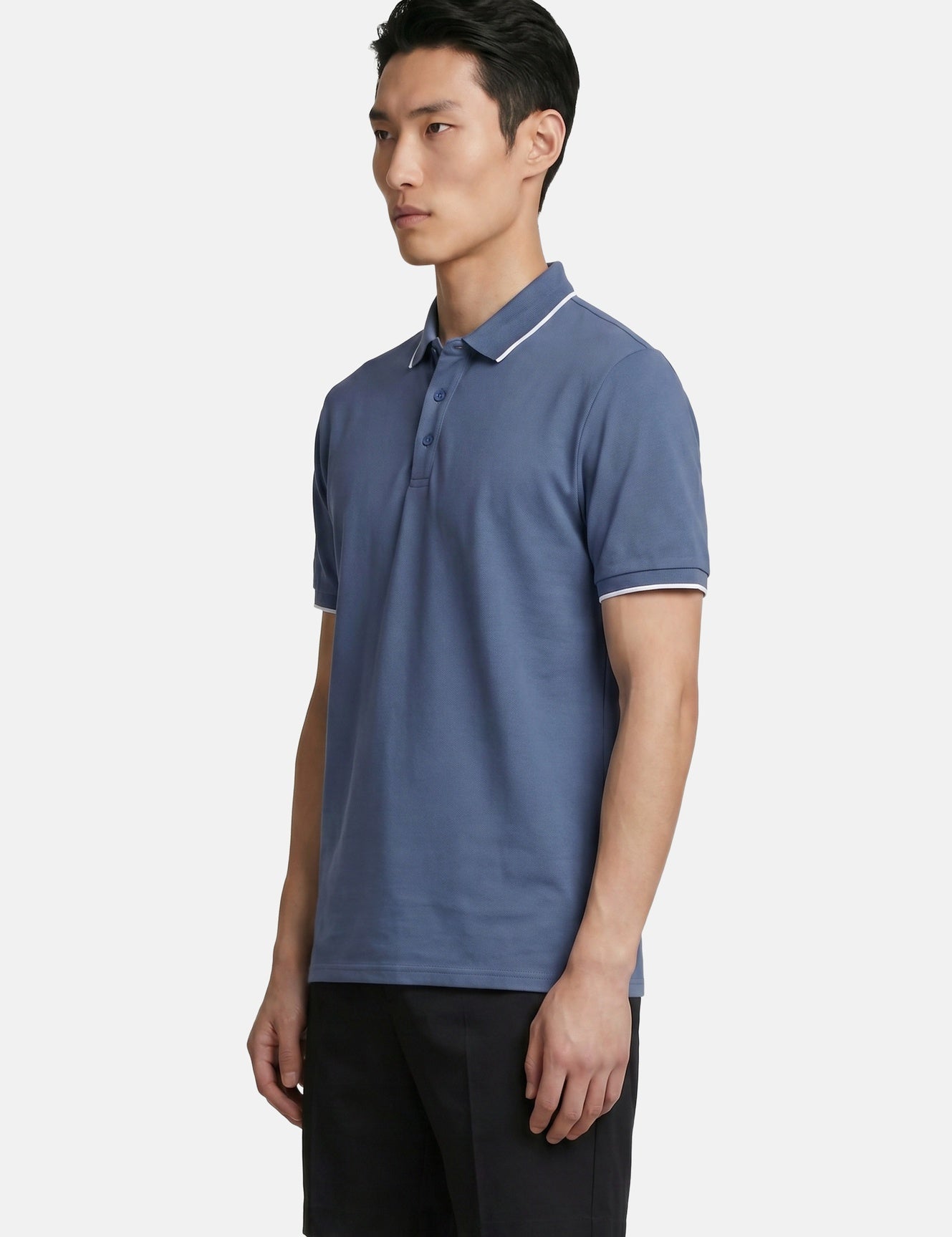 Camicia in Cotone Blu Navy