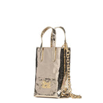 Borsa a Mano in Polyurethane Argento