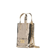 Borsa a Mano in Polyurethane Argento