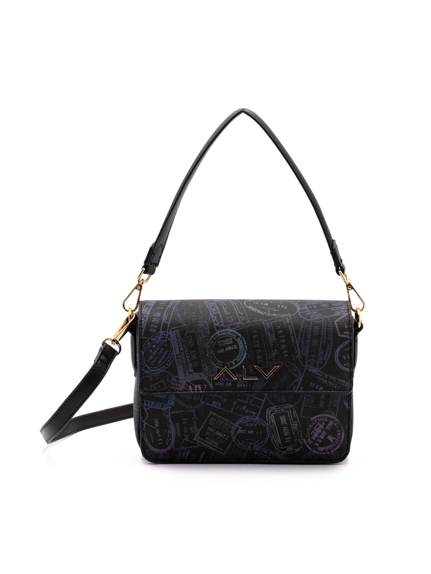 Borsa A Spalla da donna ALV - Nero