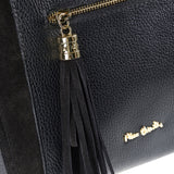 Borsa a Mano in Vera Pelle Nero